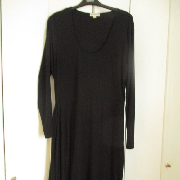 Whistles Black Jersey Wrap Dress - Picture 4 of 11
